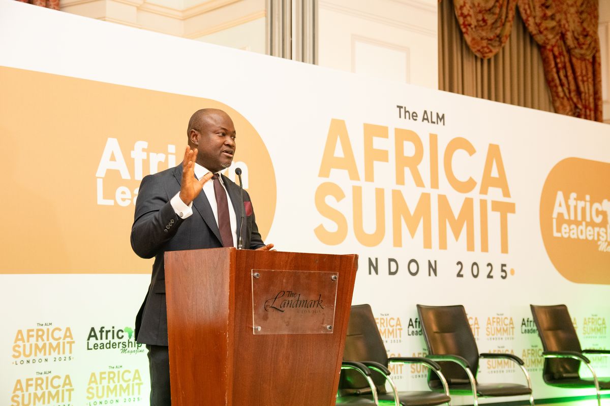 Dr. Ken Giami addressing the ALM Africa Summit London 2025