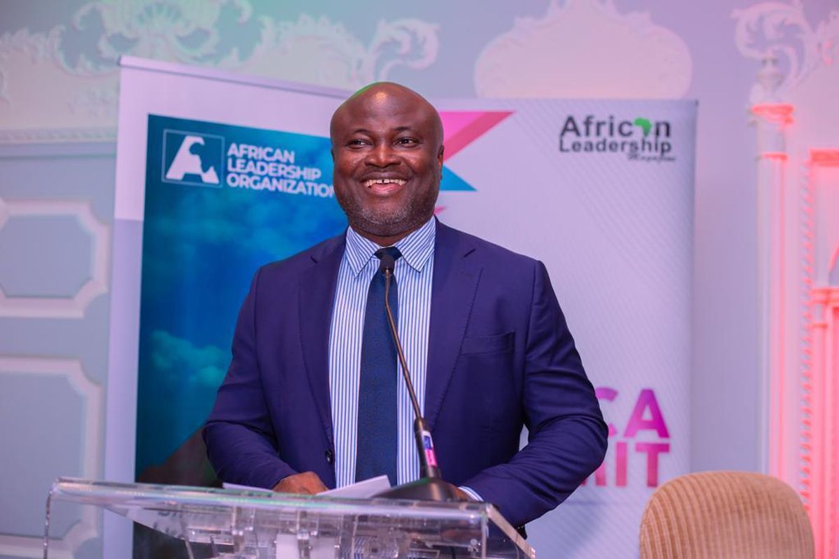 Dr. Ken Giami at an African Leadership Organization summit