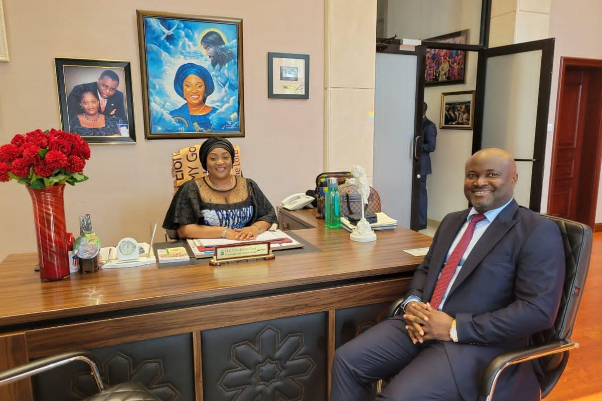 With H.E. Chief Dr. Jewel Howard-Taylor
